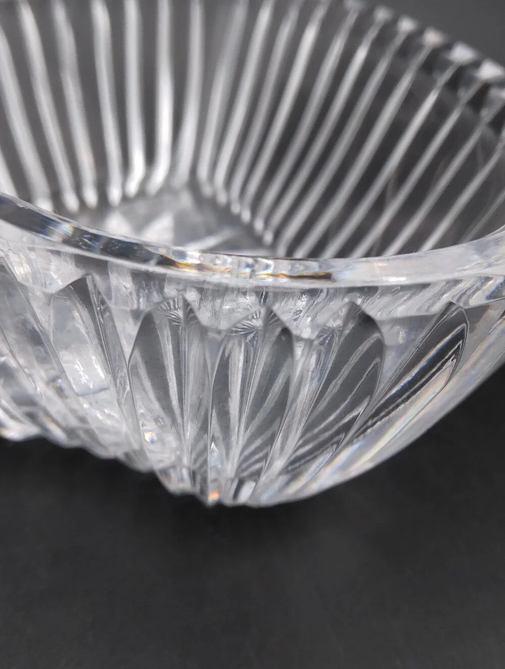 Vintage Waterford Crystal Heart Trinket Dish/Bowl/Dish